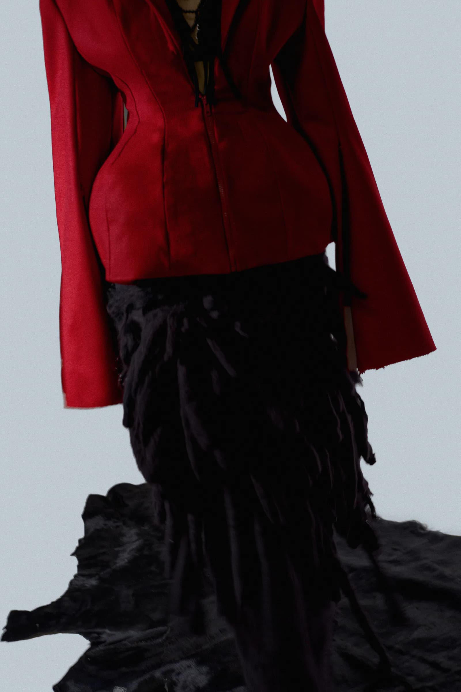 Black Witch Felted Skirt